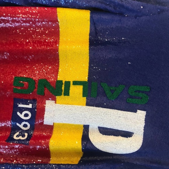 Polo Ralph Lauren Shuna Sailing Sequin Dress Multi - Picture 5 of 12